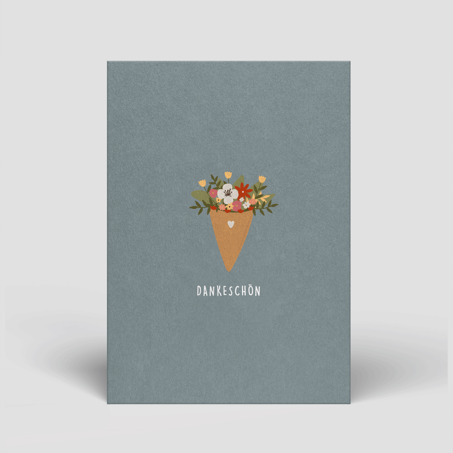 Dankeschön Karte inkl. Recycling-Umschlag - Nr. 52