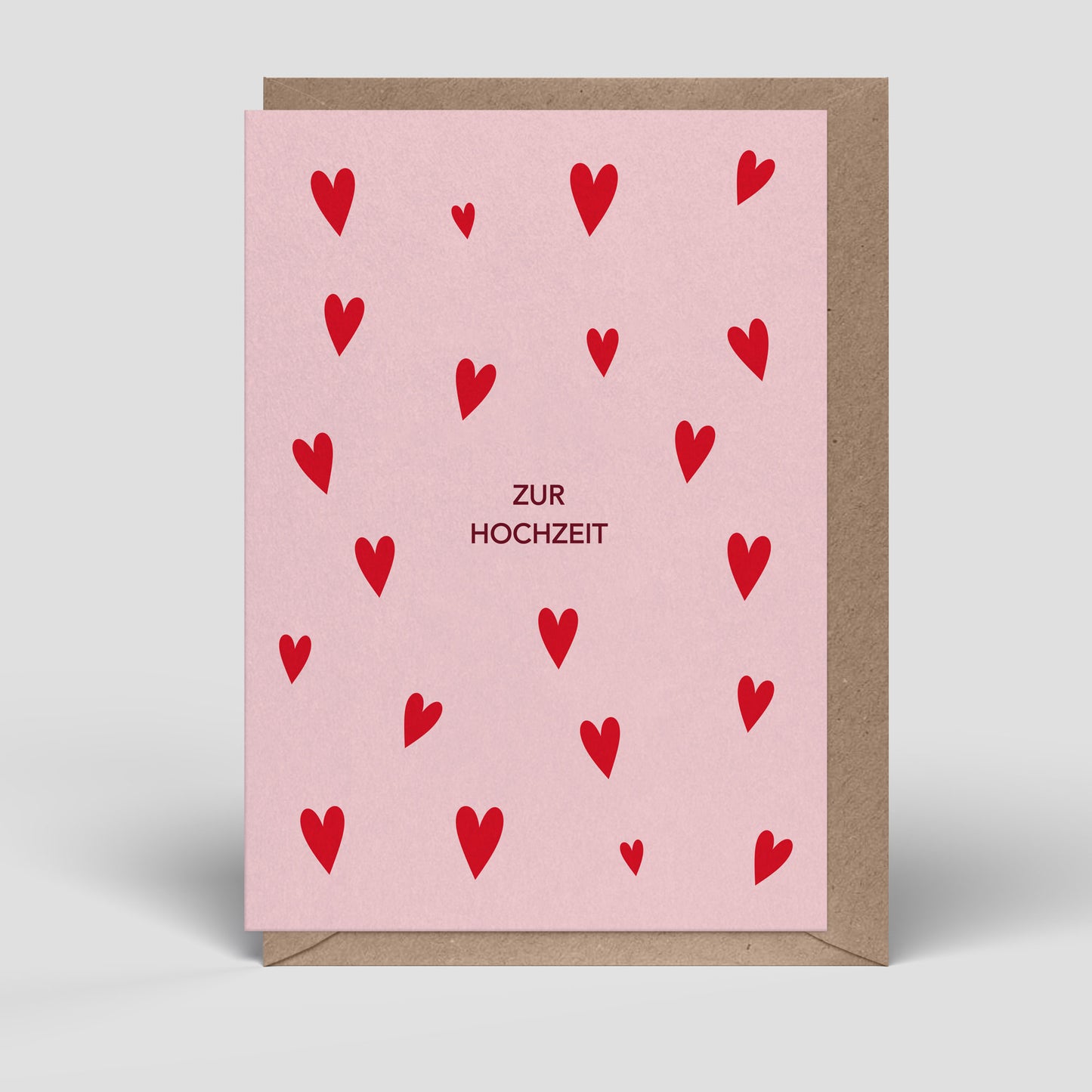 Klappkarte - Herzen zur Hochzeit - Nr. 288
