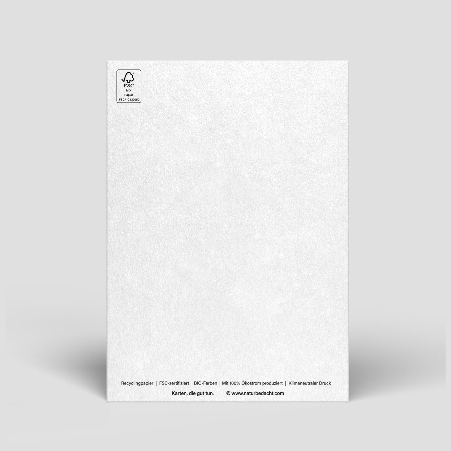 Geburtstagskarte inkl. Recycling-Umschlag - Nr. 28