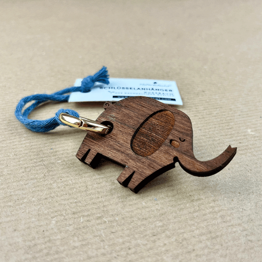 Schlüsselanhänger - Elefant – Nr. 13 - Naturbedacht kaufen