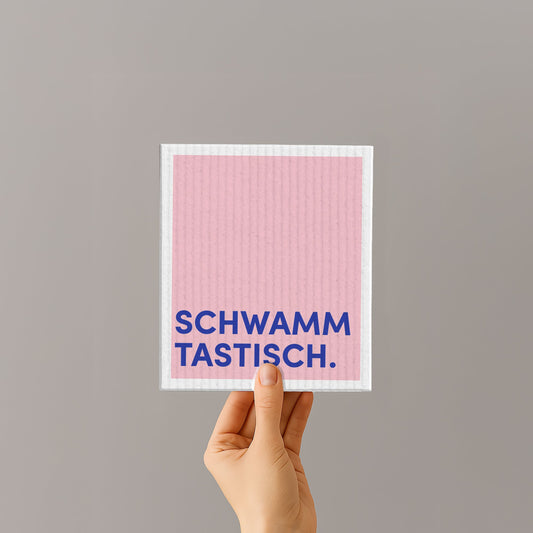 Schwammtuch - Naturschwammtuch - Spruch - Schwammtastisch - Nr. 3 - Naturbedacht kaufen