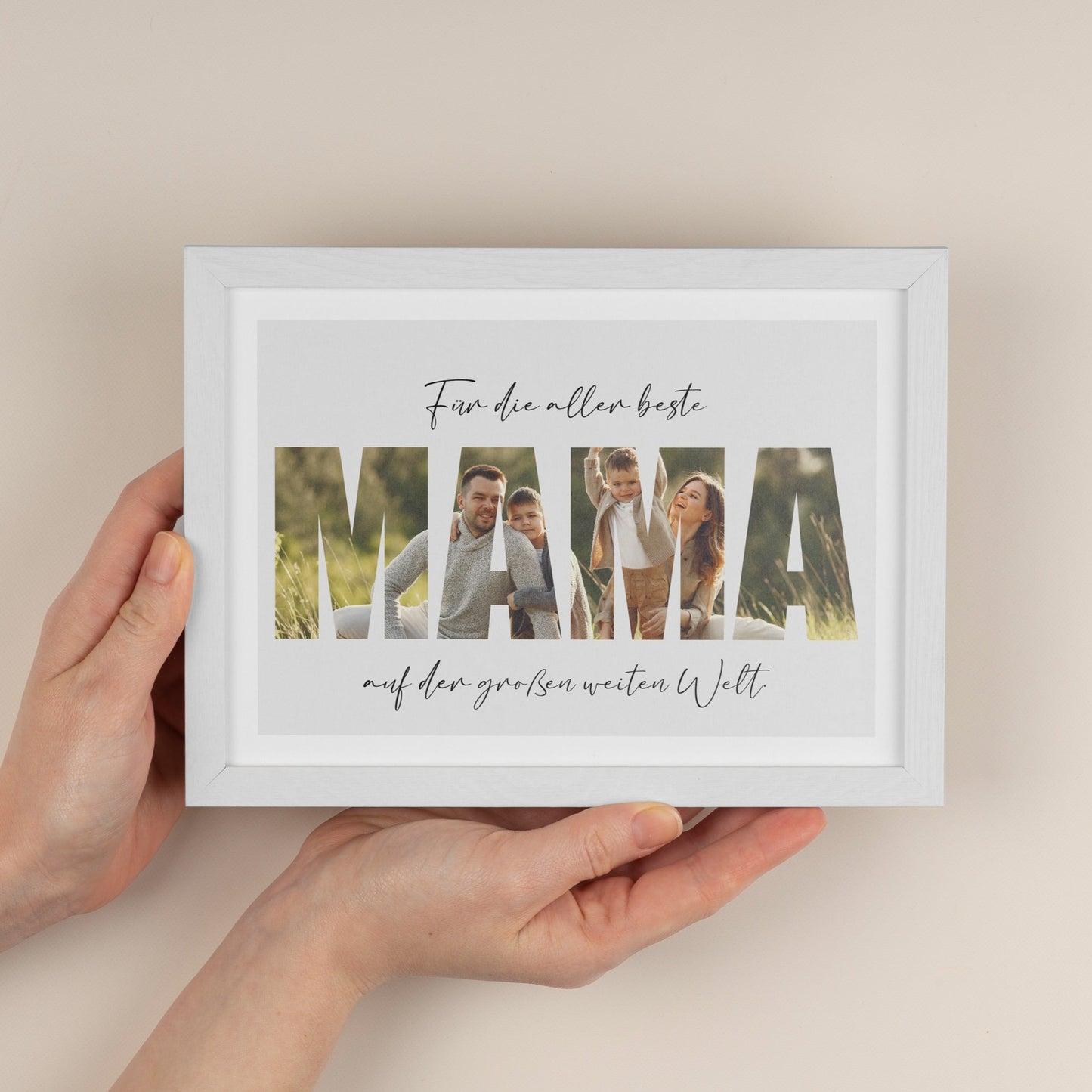 Personalisierter Kunstdruck - Collage MAMA