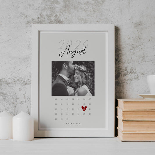 Personalisierter Kalender mit Foto - Besonderer Tag