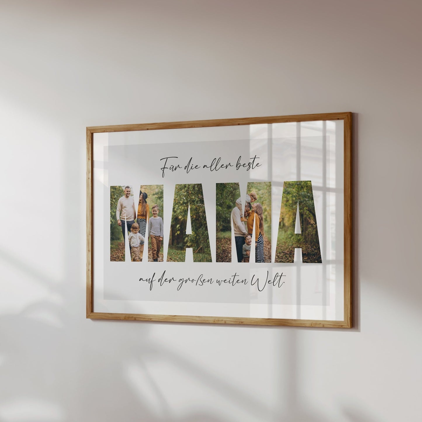 Personalisierter Kunstdruck - Collage MAMA