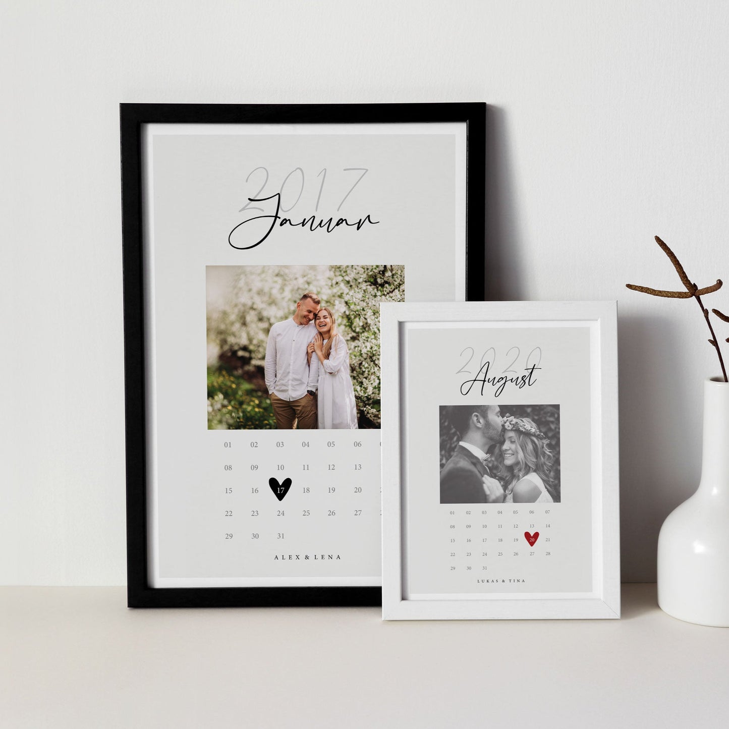 Personalisierter Kalender mit Foto - Besonderer Tag