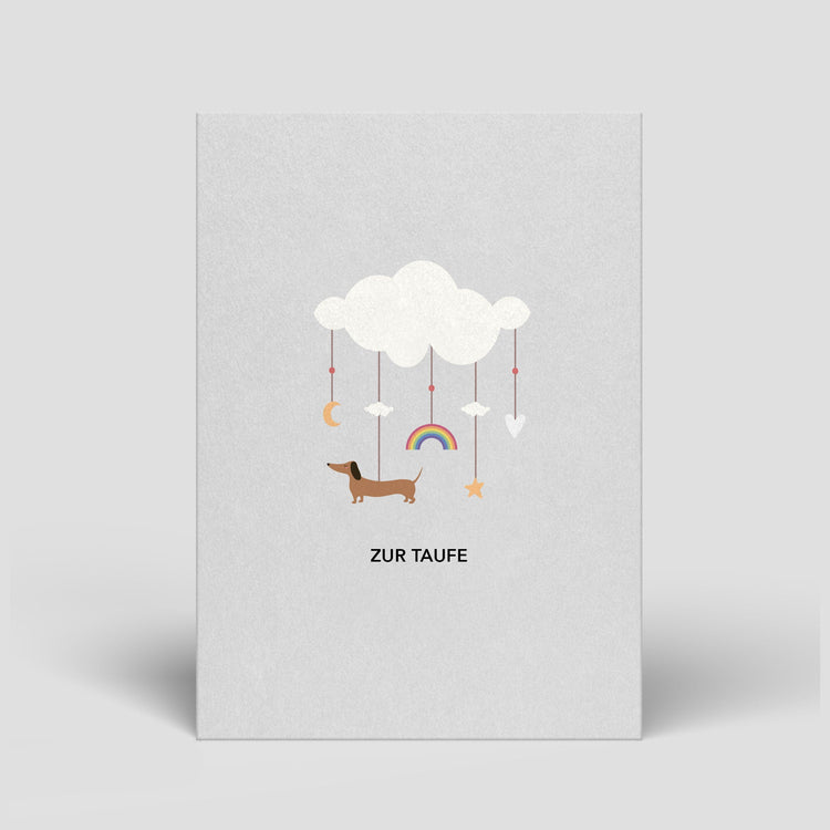 Nachhaltige Taufkarten