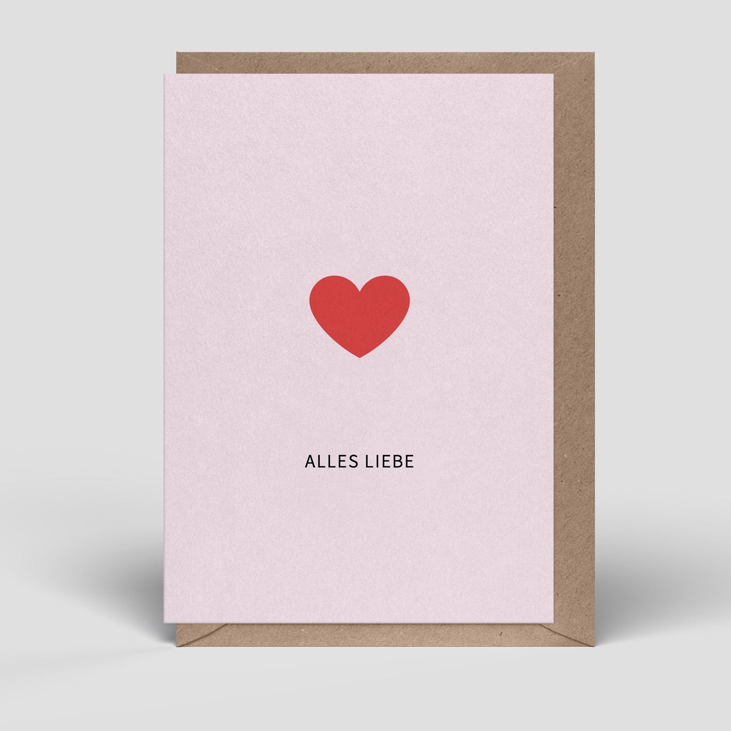 Nachhaltige Liebe Karten und Valentinstag Karten - Naturbedacht