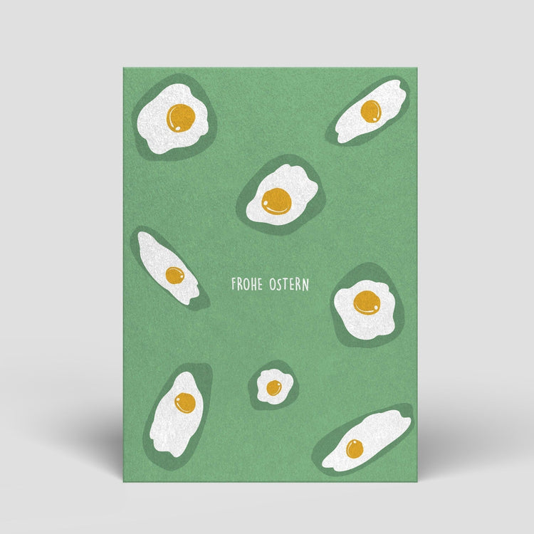 Nachhaltige Osterkarten - Naturbedacht