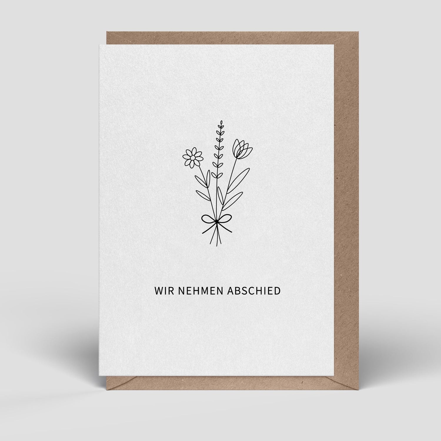 Nachhaltige Trauerkarten - Naturbedacht