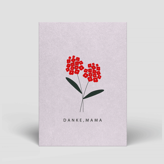 Postkarte Muttertag - Danke Mama - Nr. 125