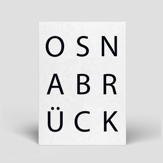 Postkarte Einzug/Umzug/Deko - "Osnabrück"