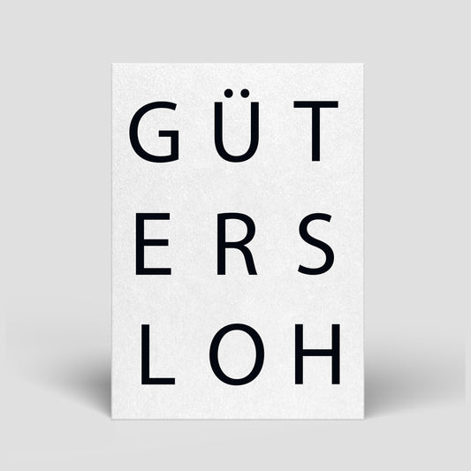 Postkarte Einzug/Umzug/Deko - "Gütersloh"