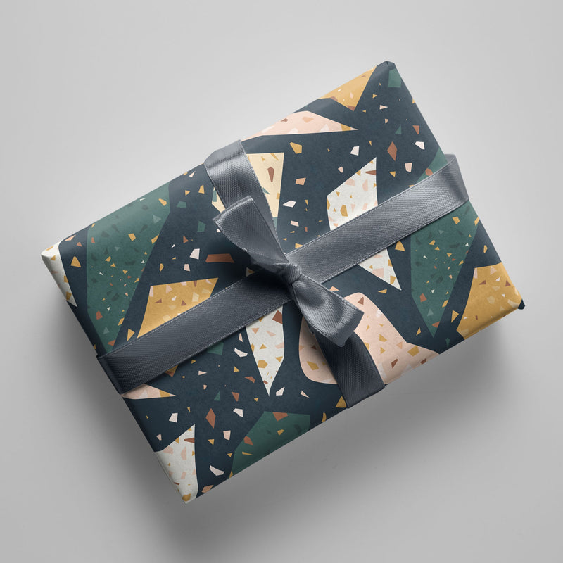 Geschenkpapier - Terrazzo-Optik - Nr. 228