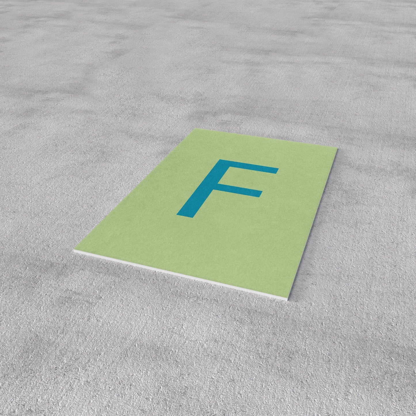 Midikarte - Buchstabe F - Nr. 167