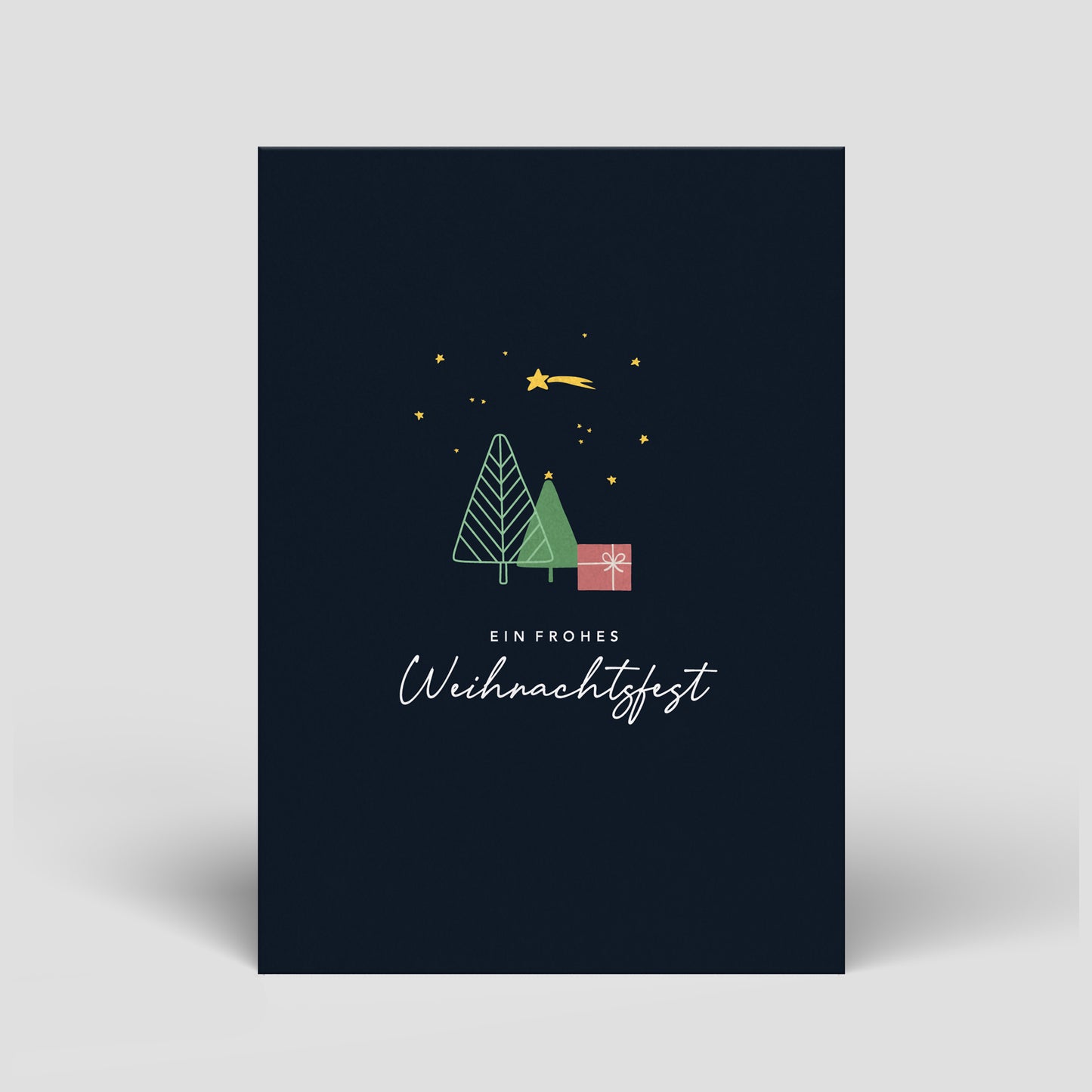 Postkarte - Weihnachten - Bäume - Nr. 9