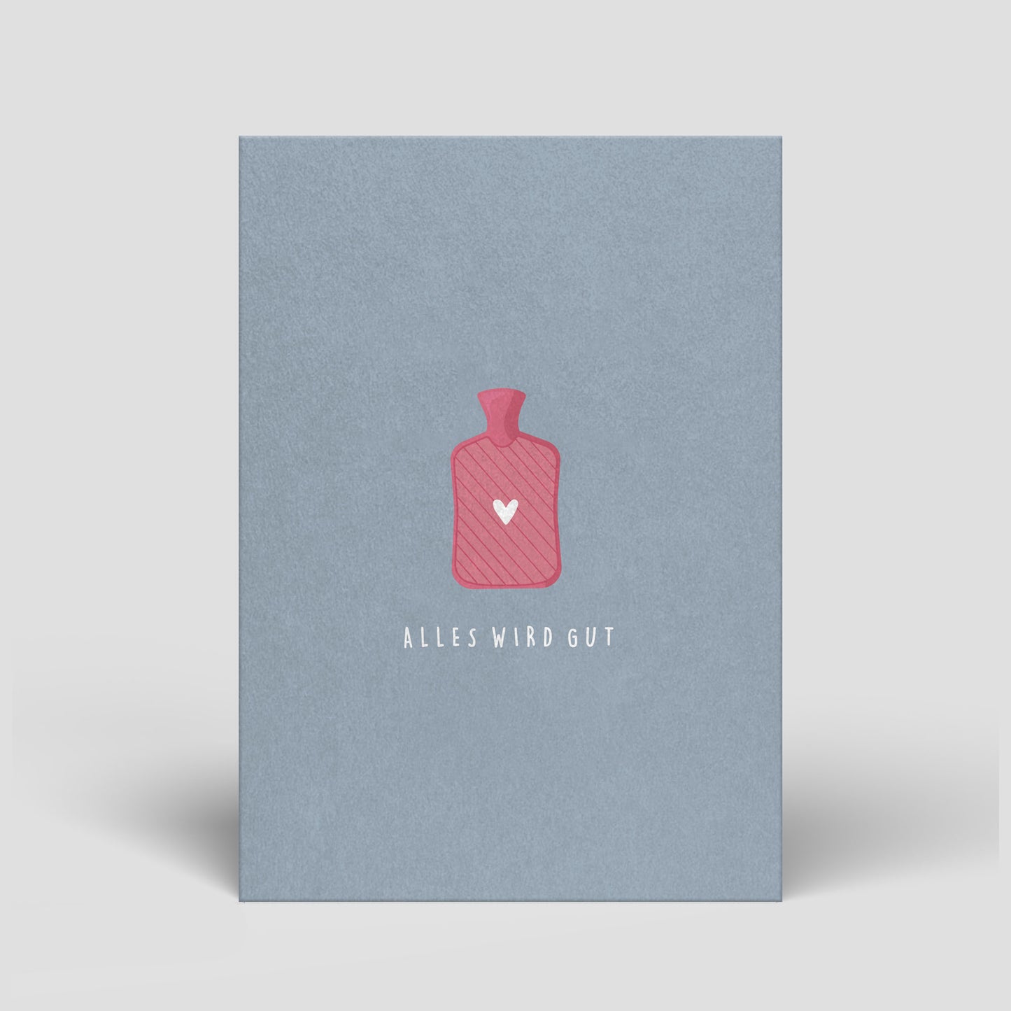 Alles-wird-gut-Karte inkl. Recycling-Umschlag - fair, ökologisch und nachhaltig