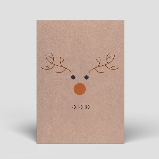 Postkarte - Weihnachten - Rentier - Nr. 69