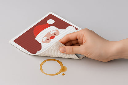 Naturfaser-Schwammtuch - Weihnachten - Nr. 13