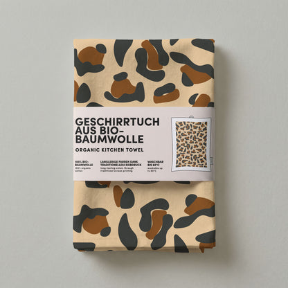 Geschirrtuch Bio-Baumwolle - Leo Muster - Nr. 10