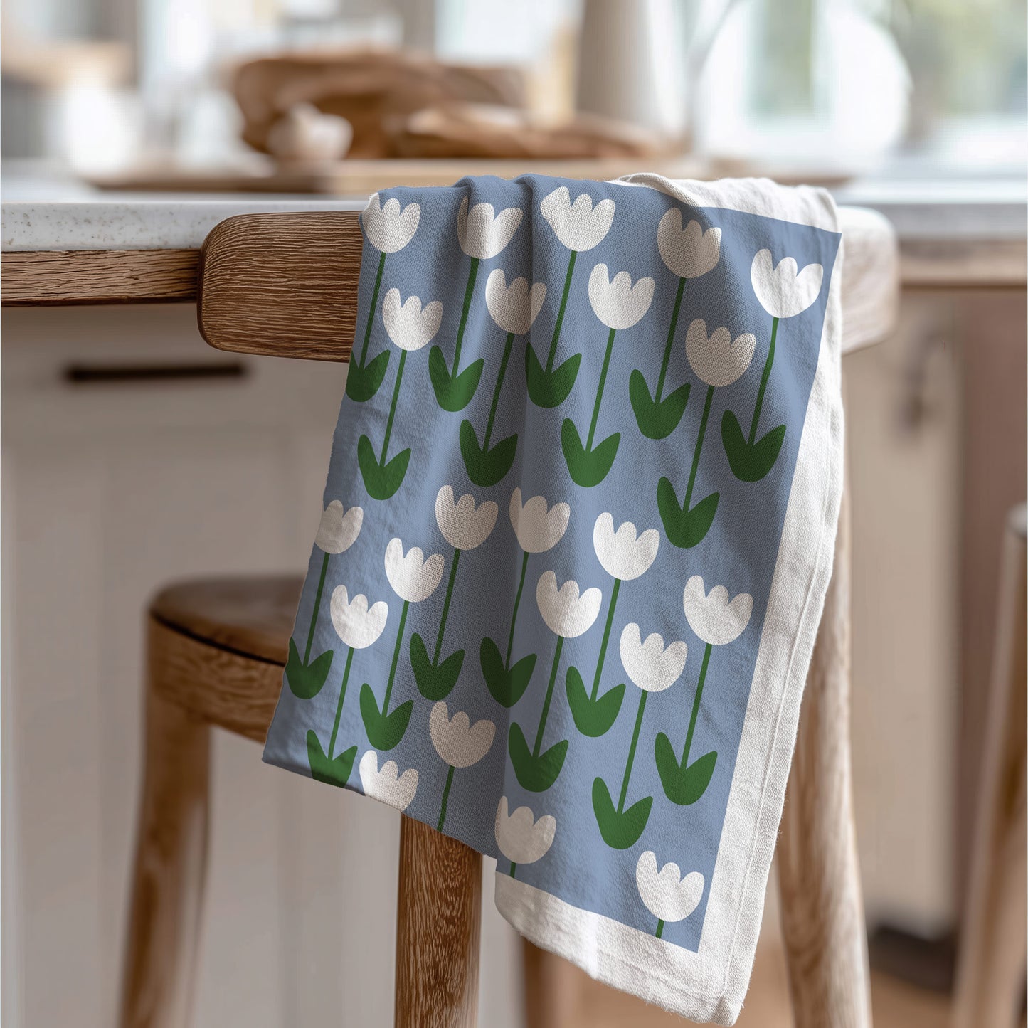 Geschirrtuch Bio-Baumwolle - Tulpen - Nr. 11