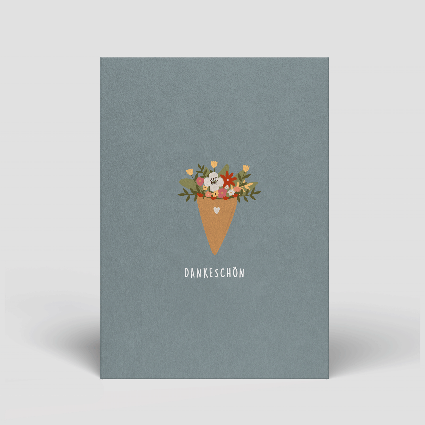 Dankeschön Karte inkl. Recycling - Umschlag - Nr. 52 - Naturbedacht kaufen