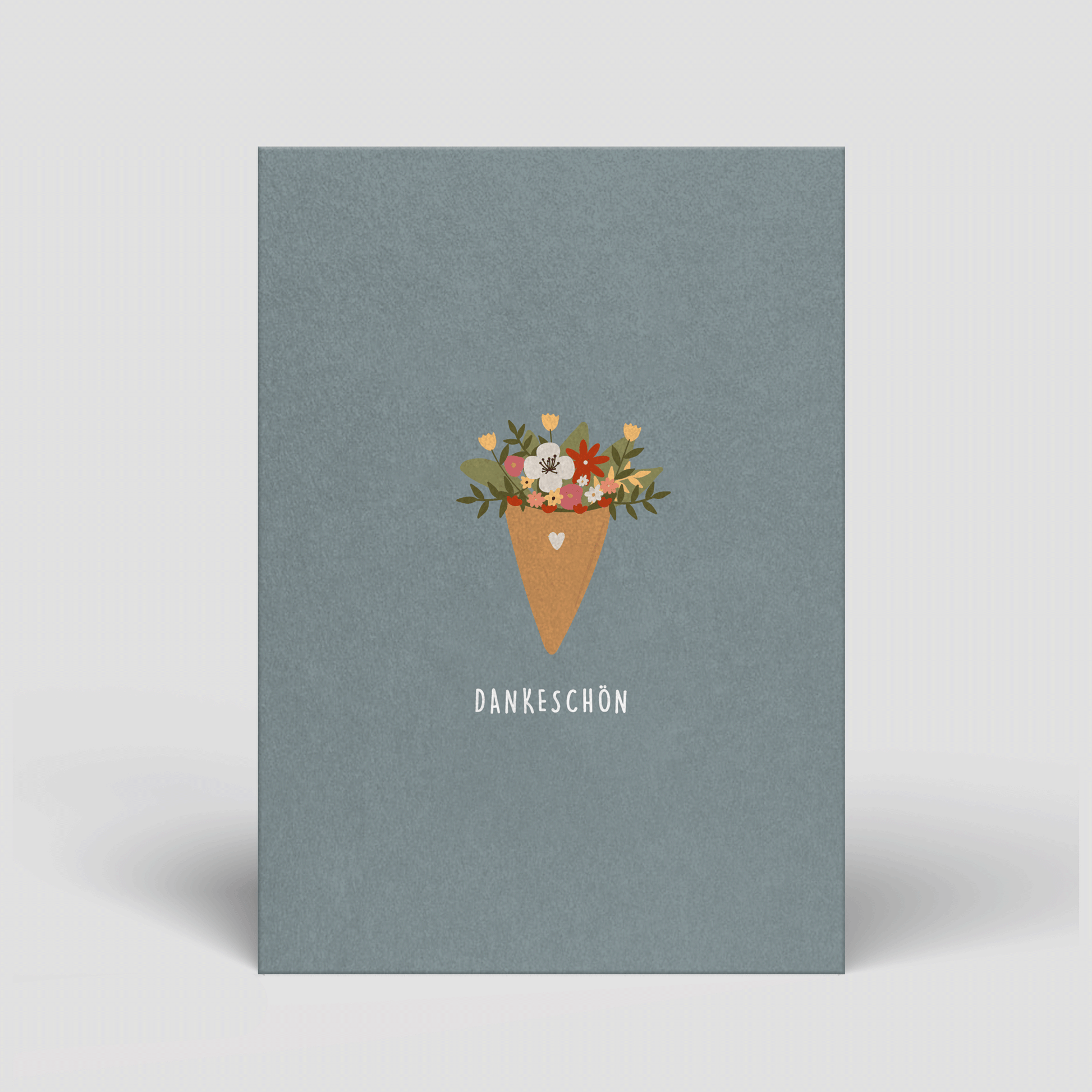 Dankeschön Karte inkl. Recycling - Umschlag - Nr. 52 - Naturbedacht kaufen