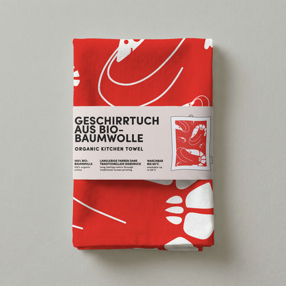 Geschirrtuch Bio-Baumwolle - Scampis - Nr. 2