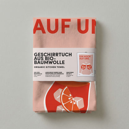 Geschirrtuch Bio-Baumwolle - Ein Hoch auf uns - Nr. 7