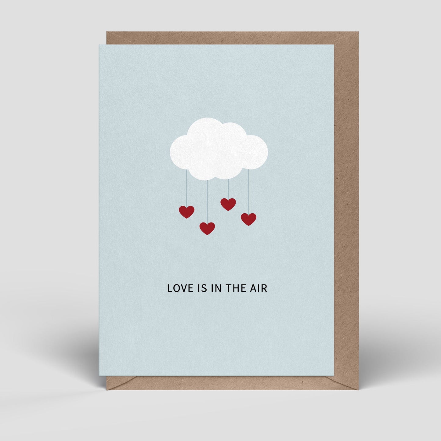 Klappkarte - Love is in the Air - Liebe - Nr. 285 - Naturbedacht kaufen