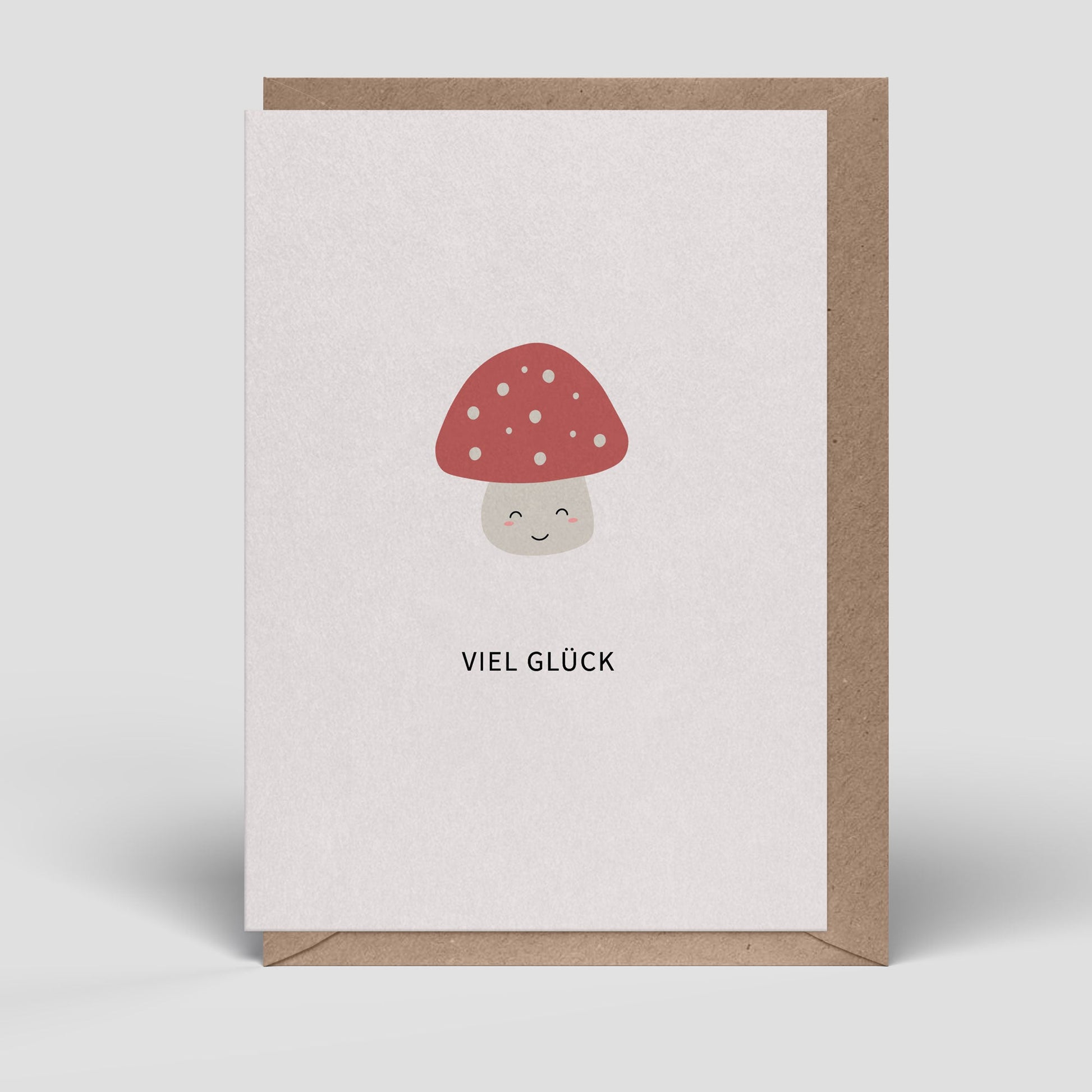 Klappkarte - Viel Glück - Fliegenpilz - Nr. 329 - Naturbedacht kaufen
