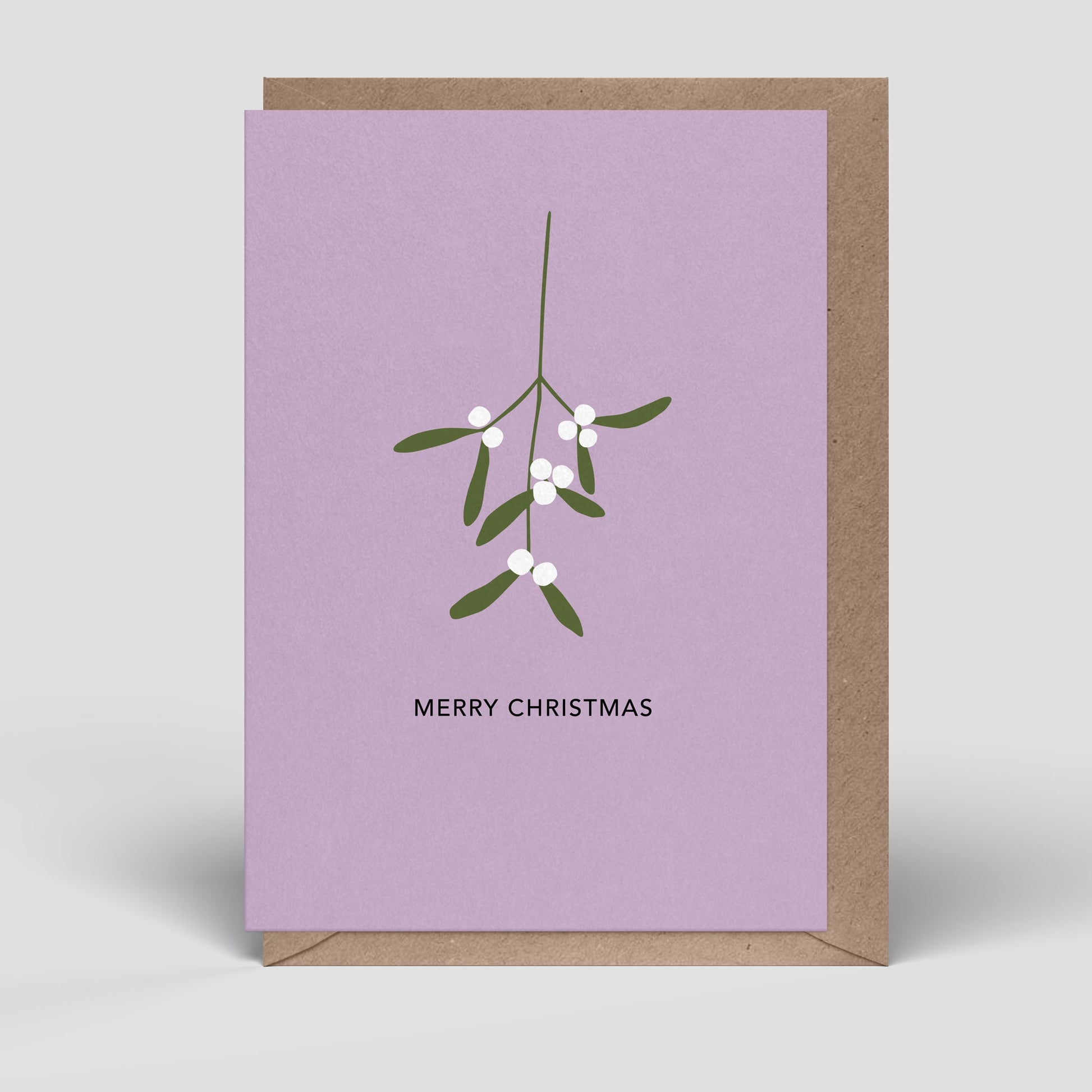 Klappkarte - Weihnachten Zweig - Nr. 291 - Naturbedacht kaufen