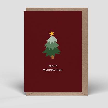 Klappkarte - Weihnachtsbaum - Nr. 297 - Naturbedacht kaufen