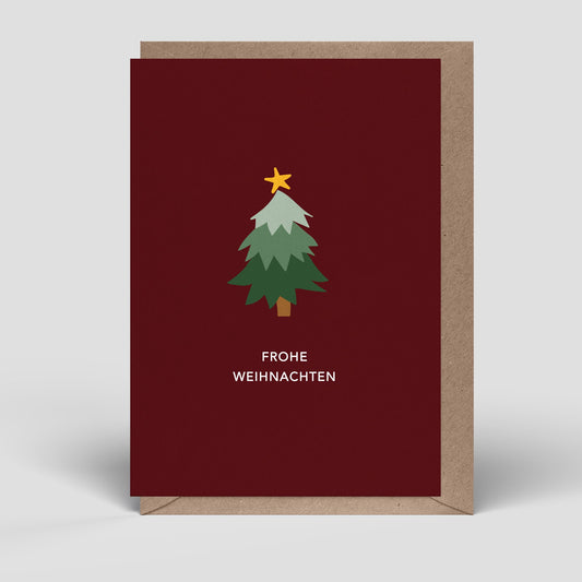 Klappkarte - Weihnachtsbaum - Nr. 297 - Naturbedacht kaufen