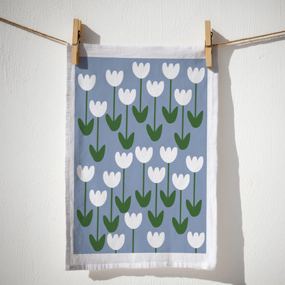 Geschirrtuch Bio-Baumwolle - Tulpen - Nr. 11