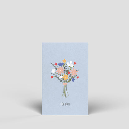 Midikarte - Blumenstrauß - Nr. 133 - Naturbedacht kaufen