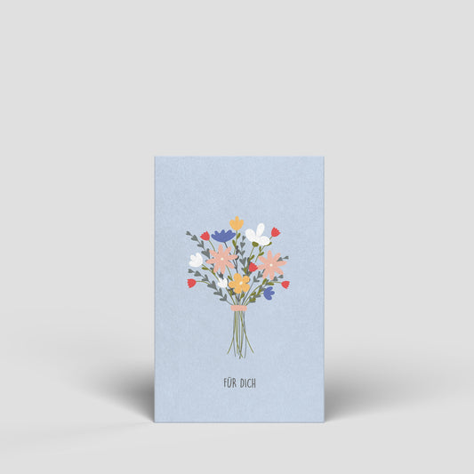Midikarte - Blumenstrauß - Nr. 133 - Naturbedacht kaufen