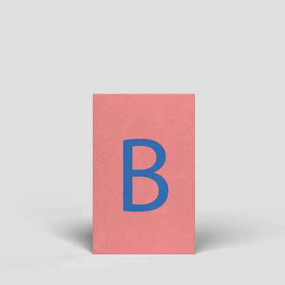 Midikarte - Buchstabe B - Nr. 163 - Naturbedacht kaufen