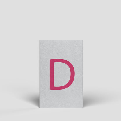Midikarte - Buchstabe D - Nr. 165 - Naturbedacht kaufen