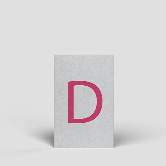 Midikarte - Buchstabe D - Nr. 165 - Naturbedacht kaufen
