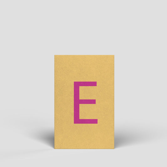 Midikarte - Buchstabe E - Nr. 166 - Naturbedacht kaufen