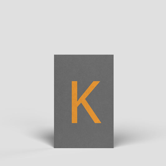 Midikarte - Buchstabe K - Nr. 172 - Naturbedacht kaufen