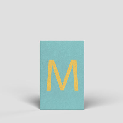 Midikarte - Buchstabe M - Nr. 174 - Naturbedacht kaufen