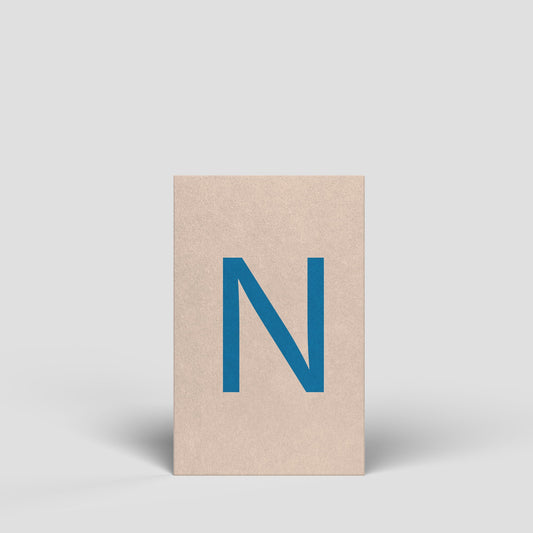 Midikarte - Buchstabe N - Nr. 175 - Naturbedacht kaufen