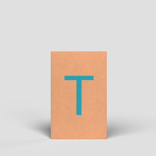 Midikarte - Buchstabe T - Nr. 181 - Naturbedacht kaufen