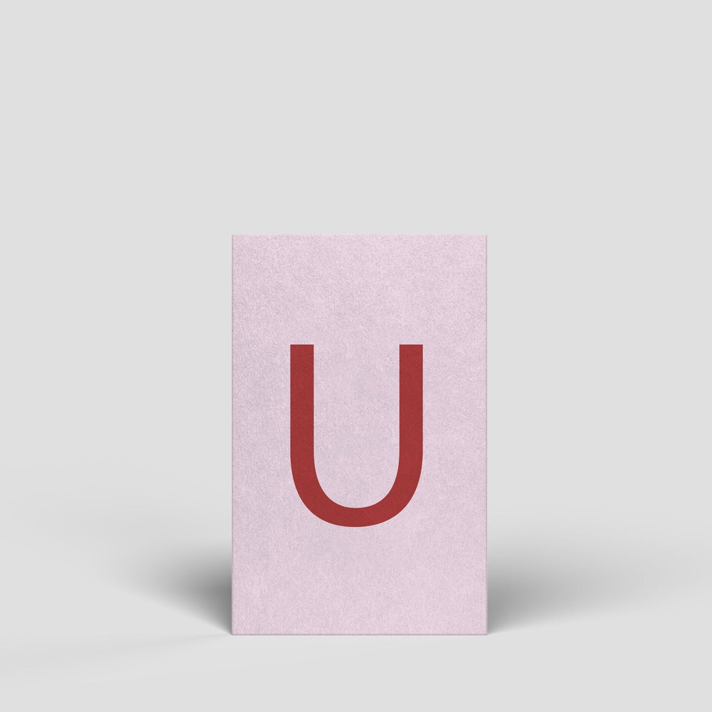 Midikarte - Buchstabe U - Nr. 182 - Naturbedacht kaufen