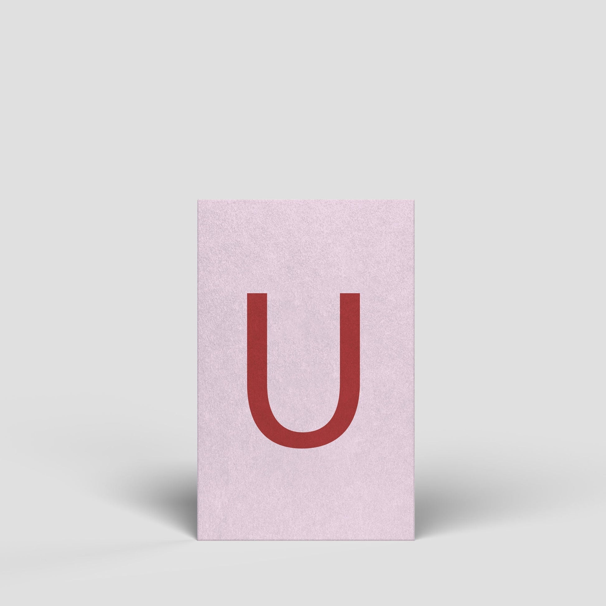 Midikarte - Buchstabe U - Nr. 182 - Naturbedacht kaufen