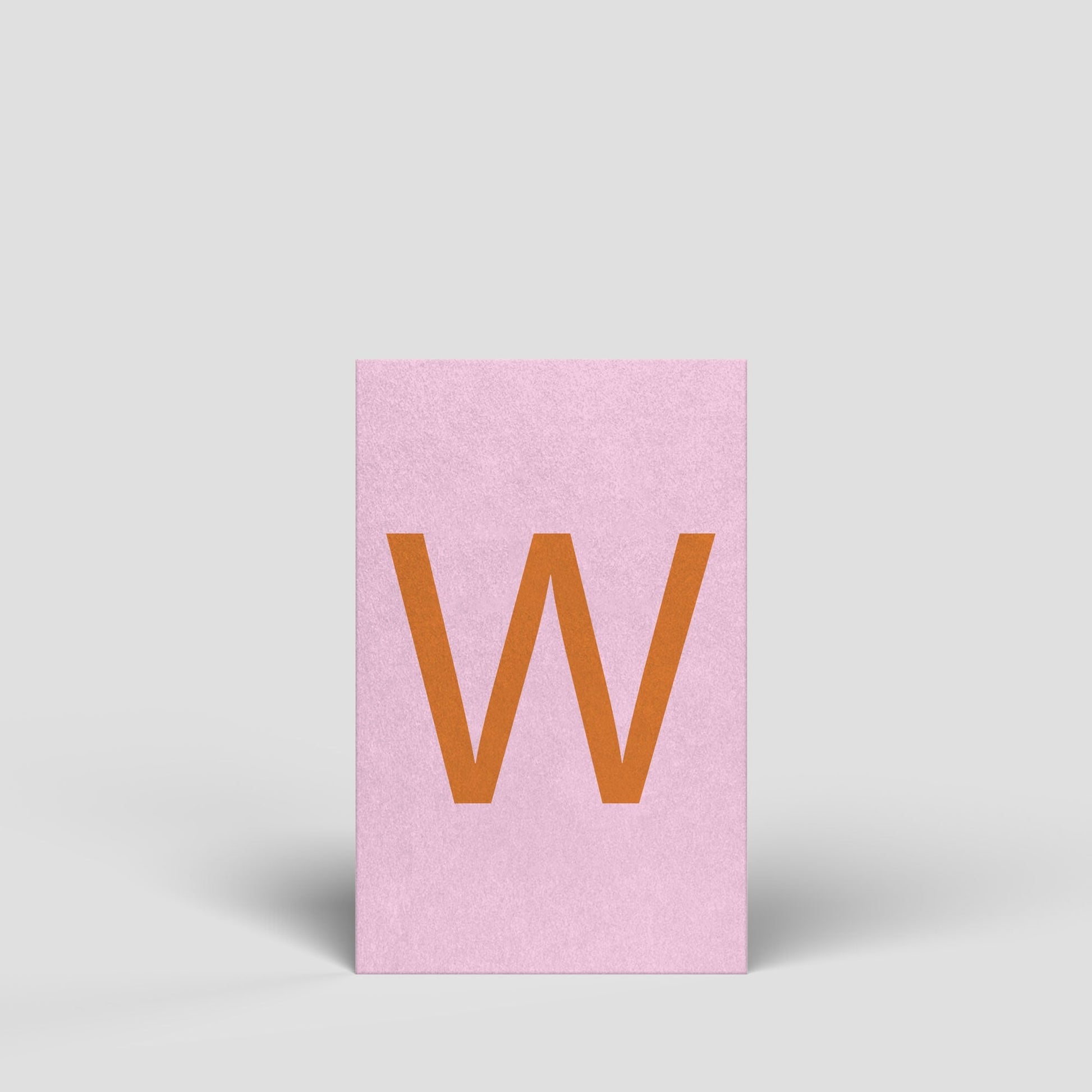 Midikarte - Buchstabe W - Nr. 184 - Naturbedacht kaufen