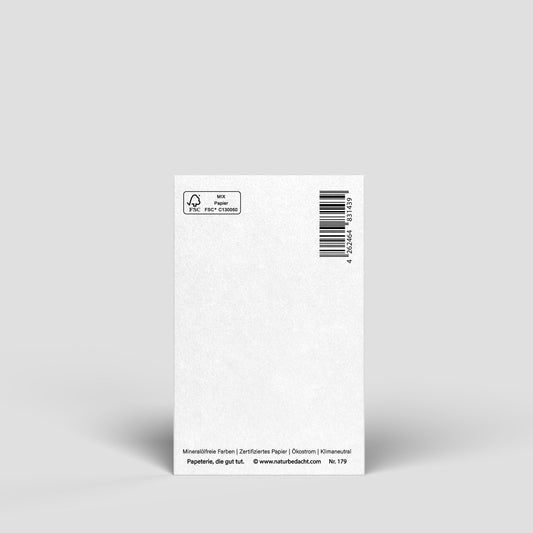 Midikarte - Zahl 6 - Nr. 198 - Naturbedacht kaufen