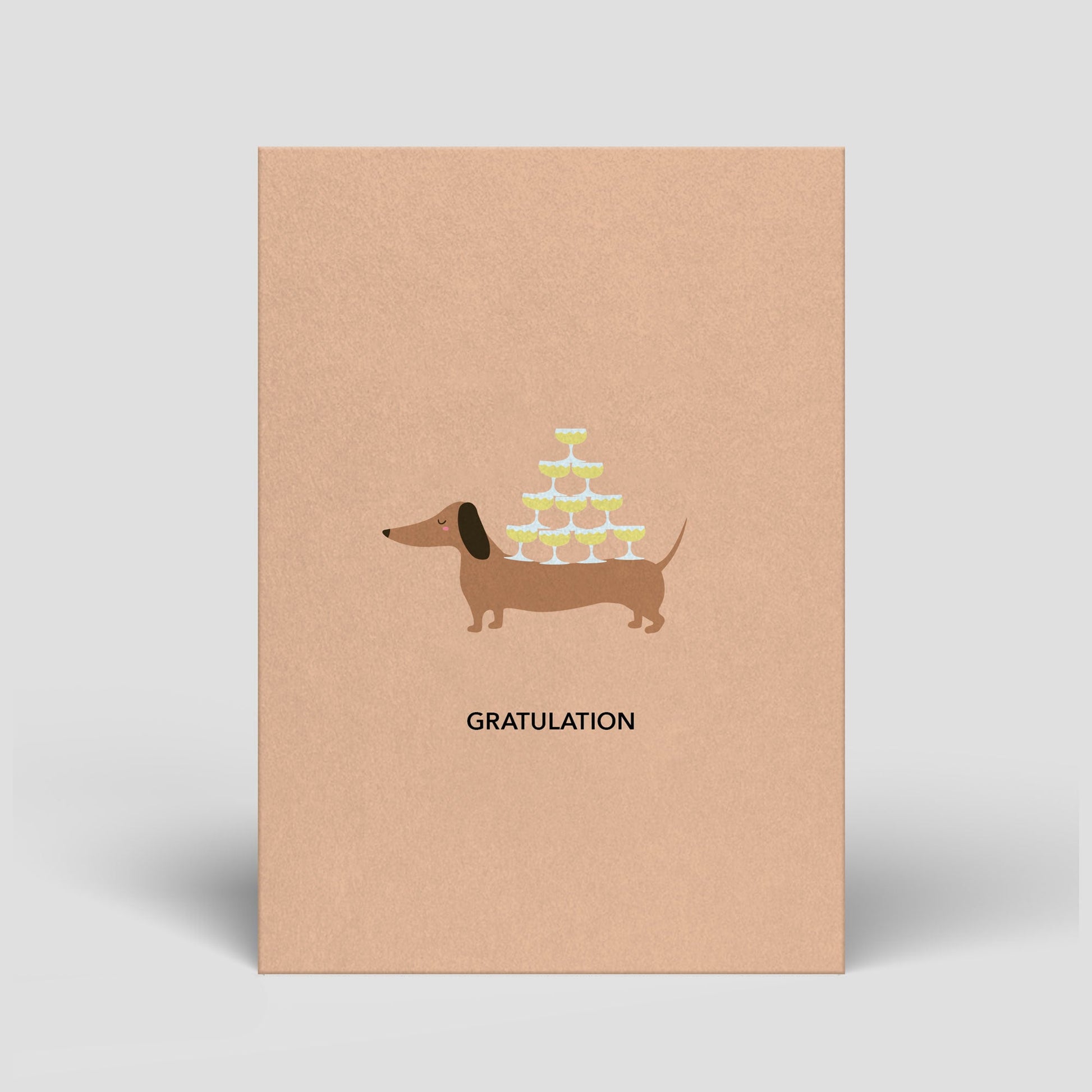 Postkarte - Dackel Gratulation - Nr. 306 - Naturbedacht kaufen