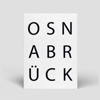 Postkarte Einzug/Umzug/Deko - "Osnabrück" - Naturbedacht kaufen